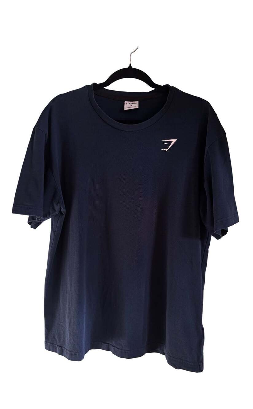 Gymshark Crest T-Shirt Navy Blue Men's Size Medium